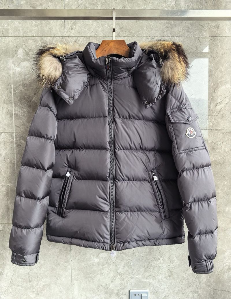 몽클레르 퍼 트림 후드 다운 재킷 - 데상트 패딩 레플리카 사이트 참고 이미지